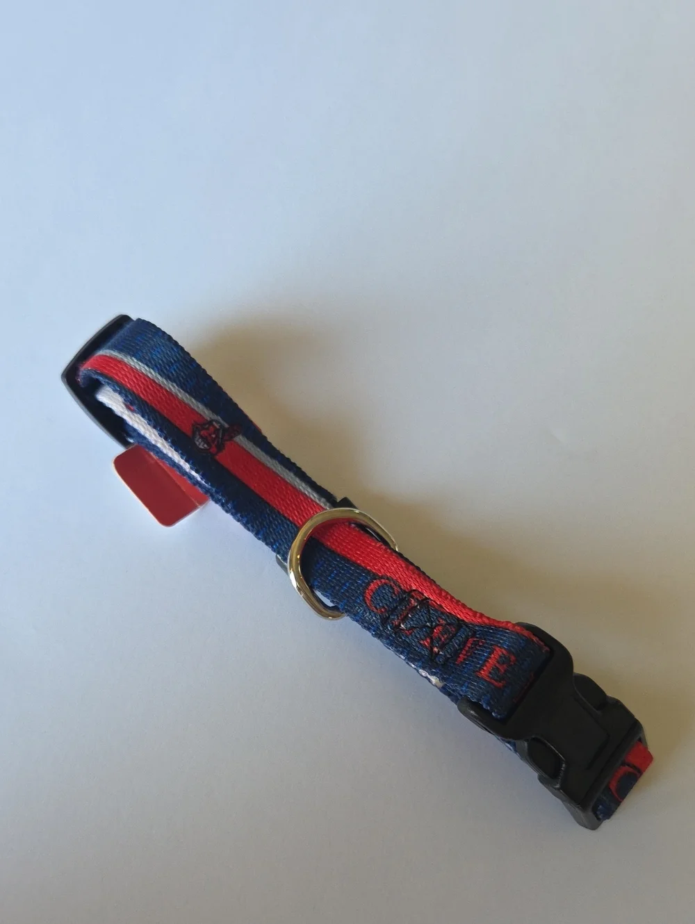 Cleveland Indians Guardians MLB Baseball Small Adjustable Dog Collar Pet Logo